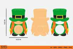 St Patrick's Gnome Candy Dome SVG Bundle - CraftNest - Digital Crafting and Art