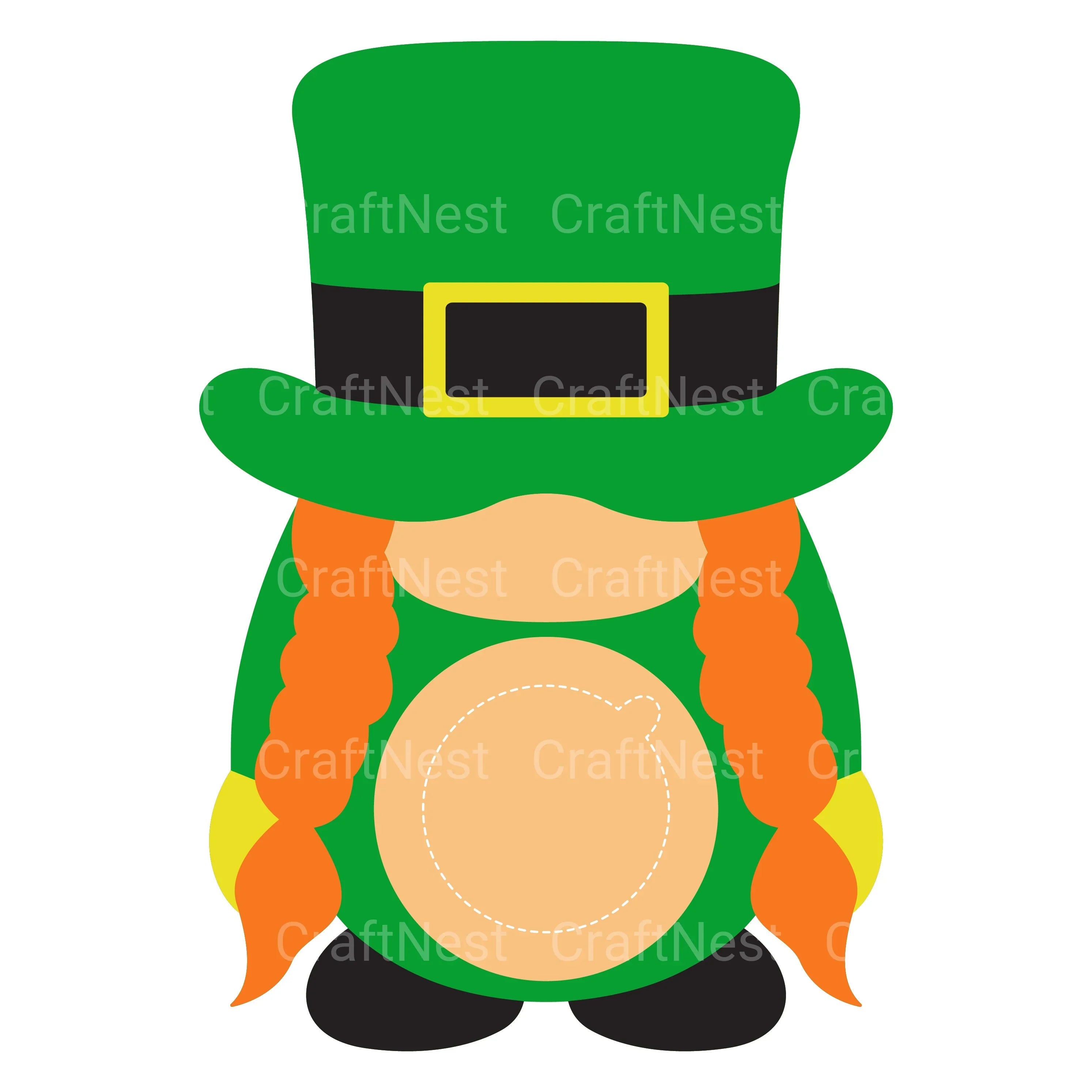 St Patrick's Gnome Candy Dome SVG Bundle - CraftNest - Digital Crafting and Art