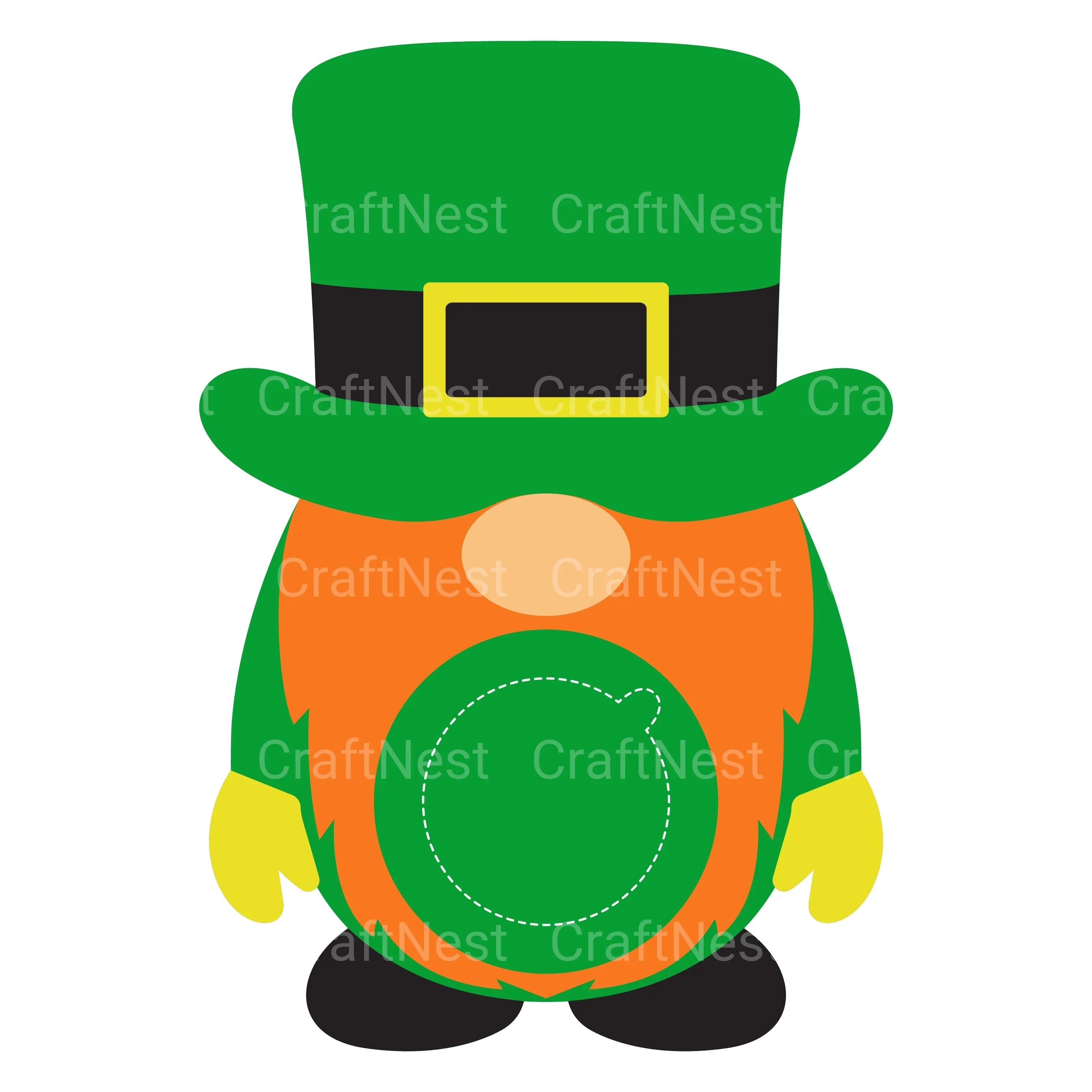 St Patrick's Gnome Candy Dome SVG Bundle - CraftNest - Digital Crafting and Art