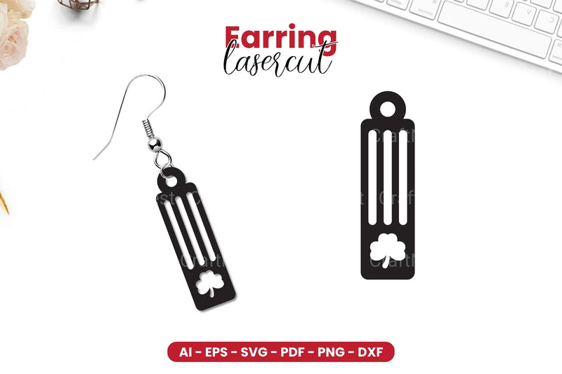 St Patrick's Day Earring Lasercut SVG Bundle - CraftNest - Digital Crafting and Art
