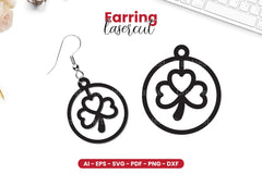St Patrick's Day Earring Lasercut SVG Bundle - CraftNest - Digital Crafting and Art