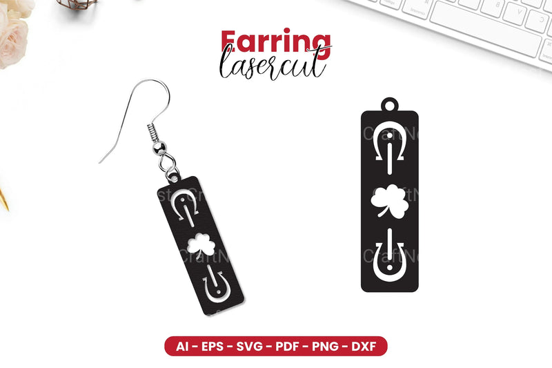 St Patrick's Day Earring Lasercut SVG Bundle - CraftNest - Digital Crafting and Art