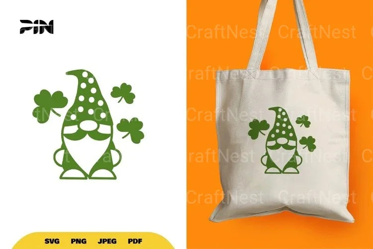 St Patrick Gnome SVG Bundle - CraftNest - Digital Crafting and Art