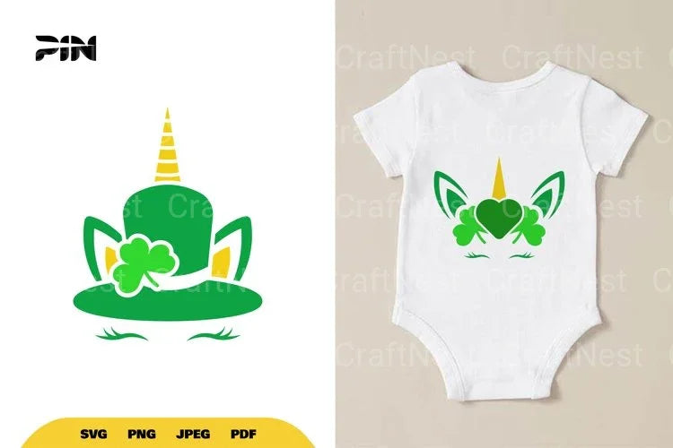 St Patrick's Day Unicorn SVG Bundle - CraftNest - Digital Crafting and Art