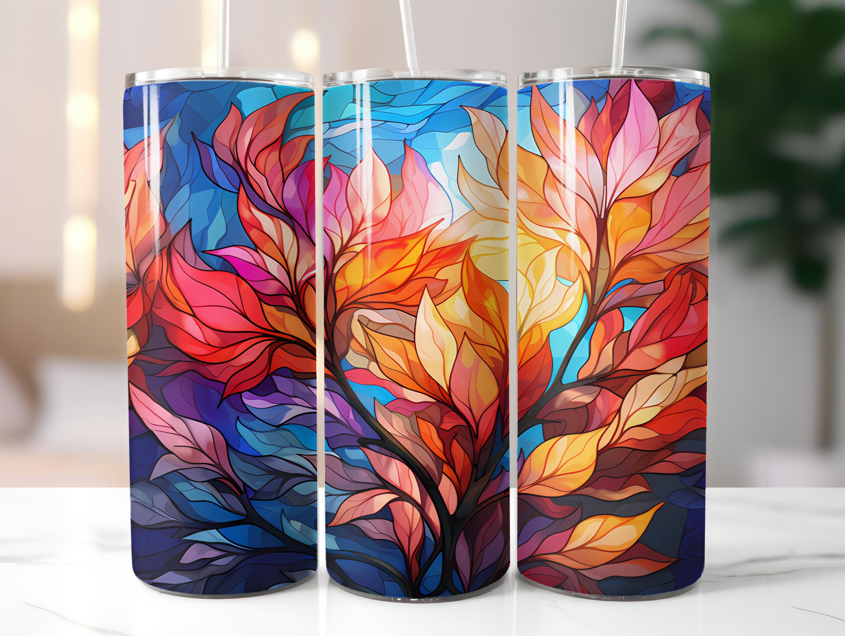 Stained Glass 1 Tumbler Wrap - CraftNest