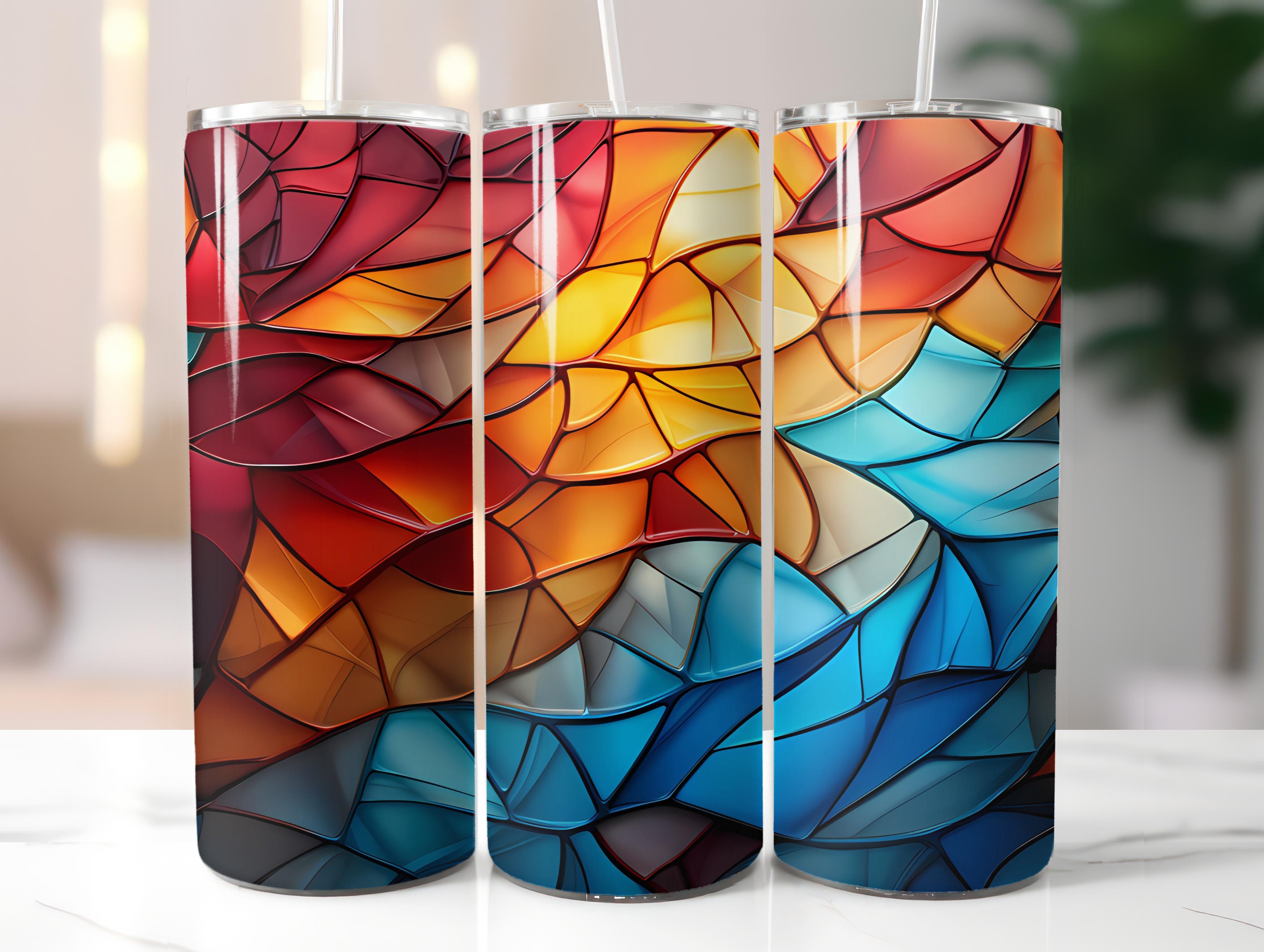 Stained Glass 1 Tumbler Wrap - CraftNest