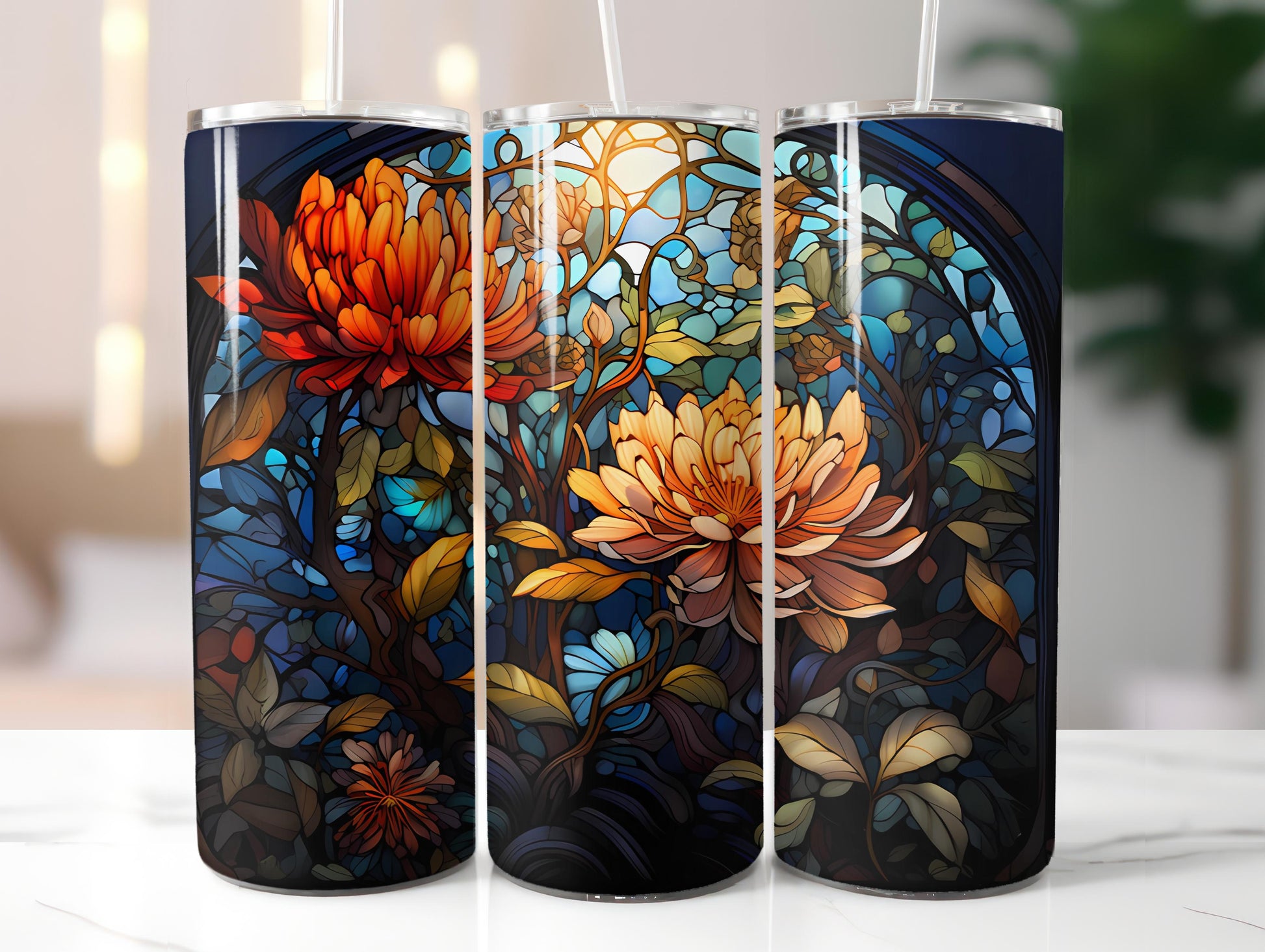 Stained Glass 2 Tumbler Wrap - CraftNest