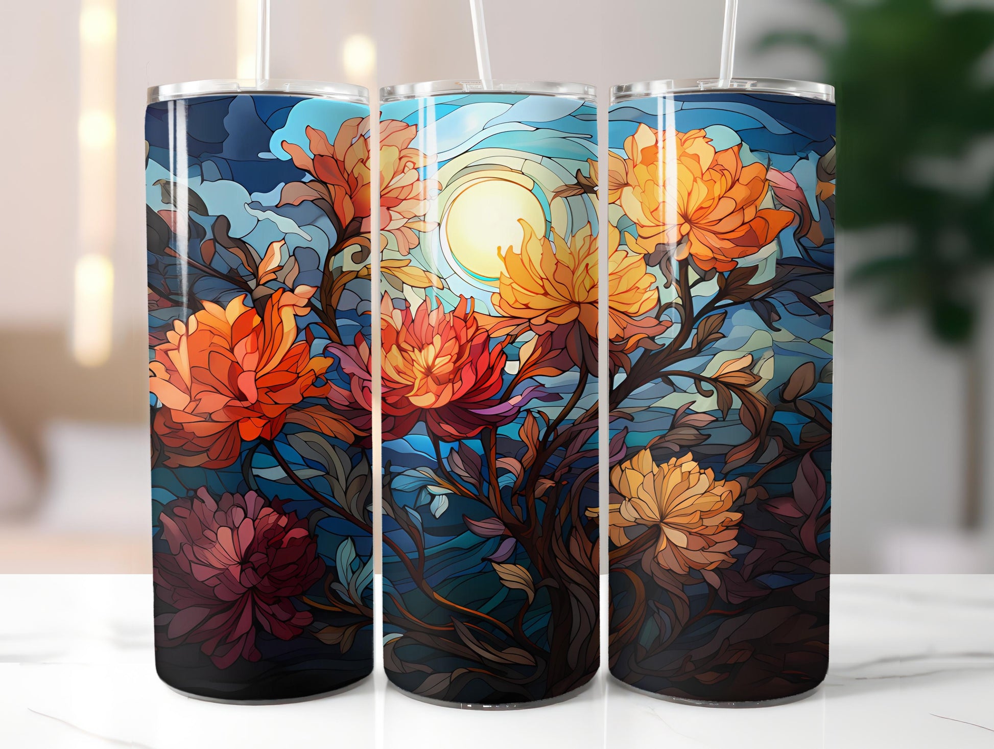 Stained Glass 1 Tumbler Wrap - CraftNest