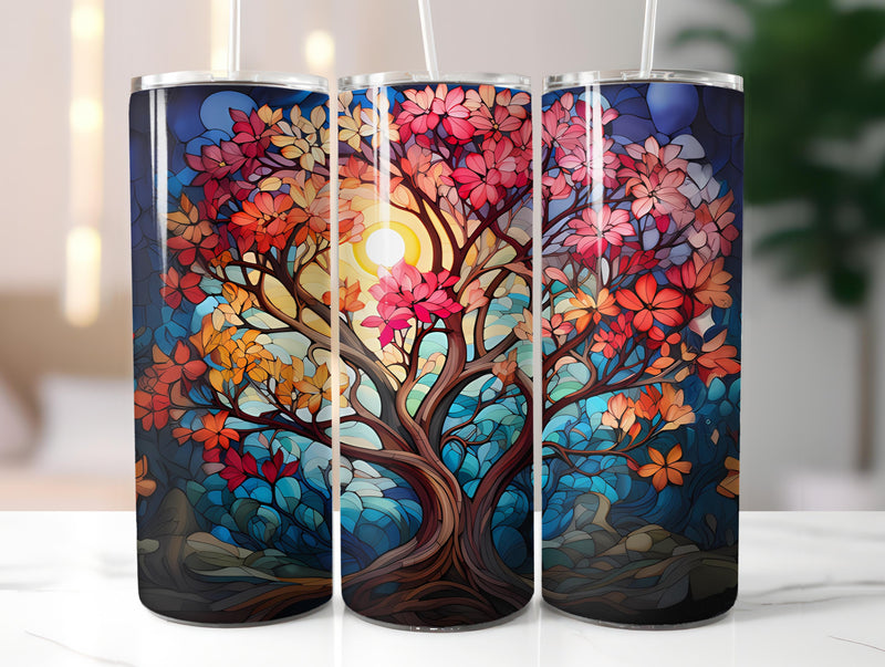 Stained Glass 2 Tumbler Wrap - CraftNest