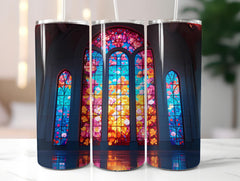 Stained Glass Easter 1 Tumbler Wrap - CraftNest