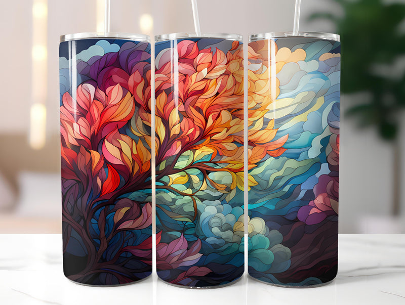 Stained Glass 1 Tumbler Wrap - CraftNest