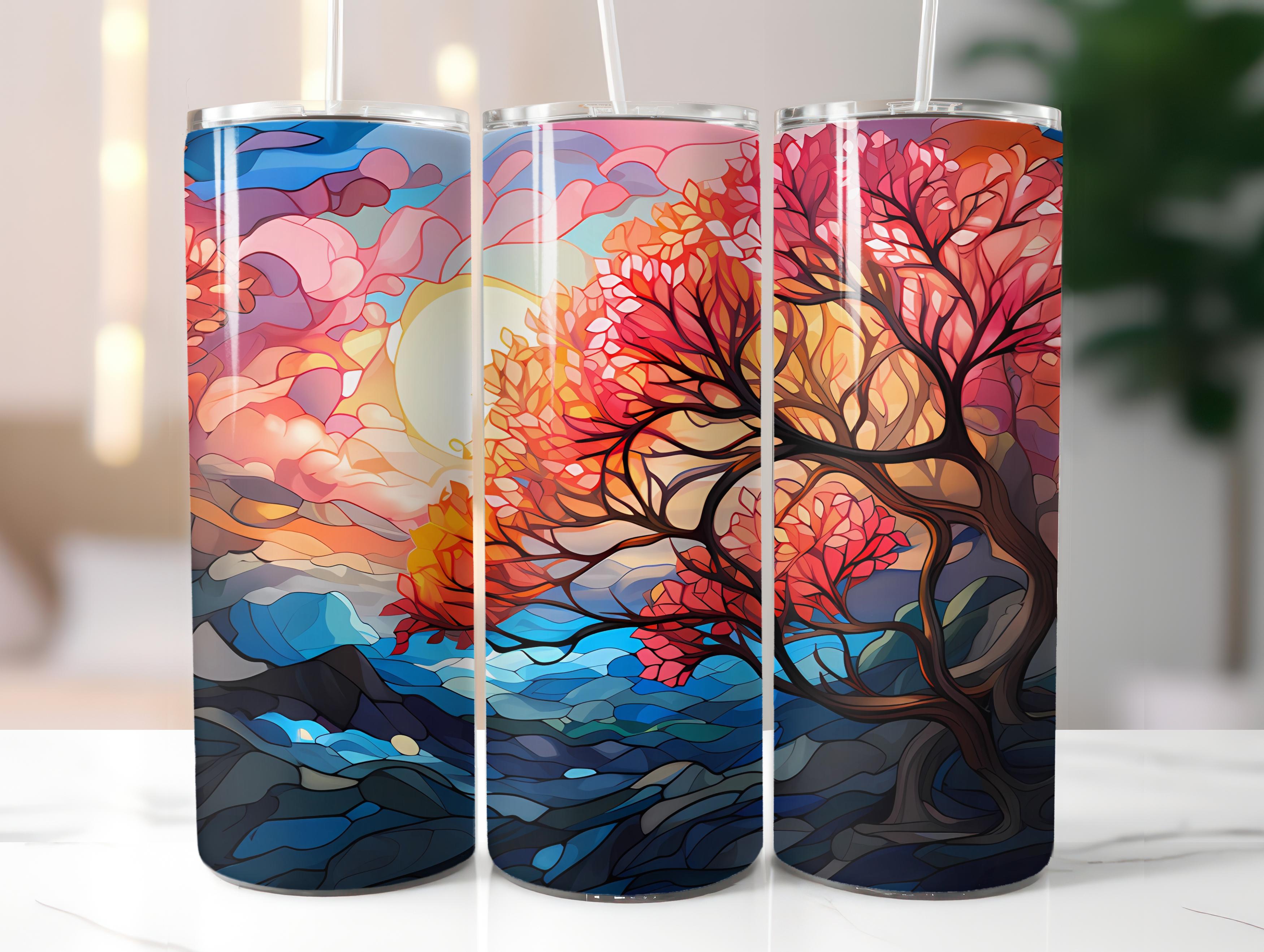 Stained Glass 1 Tumbler Wrap - CraftNest