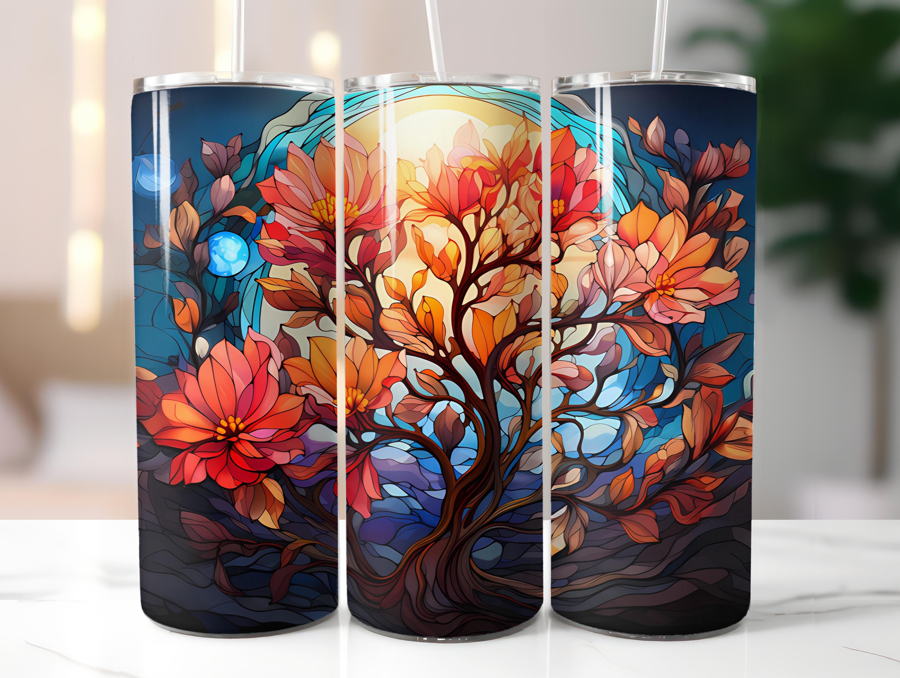 Stained Glass 2 Tumbler Wrap - CraftNest