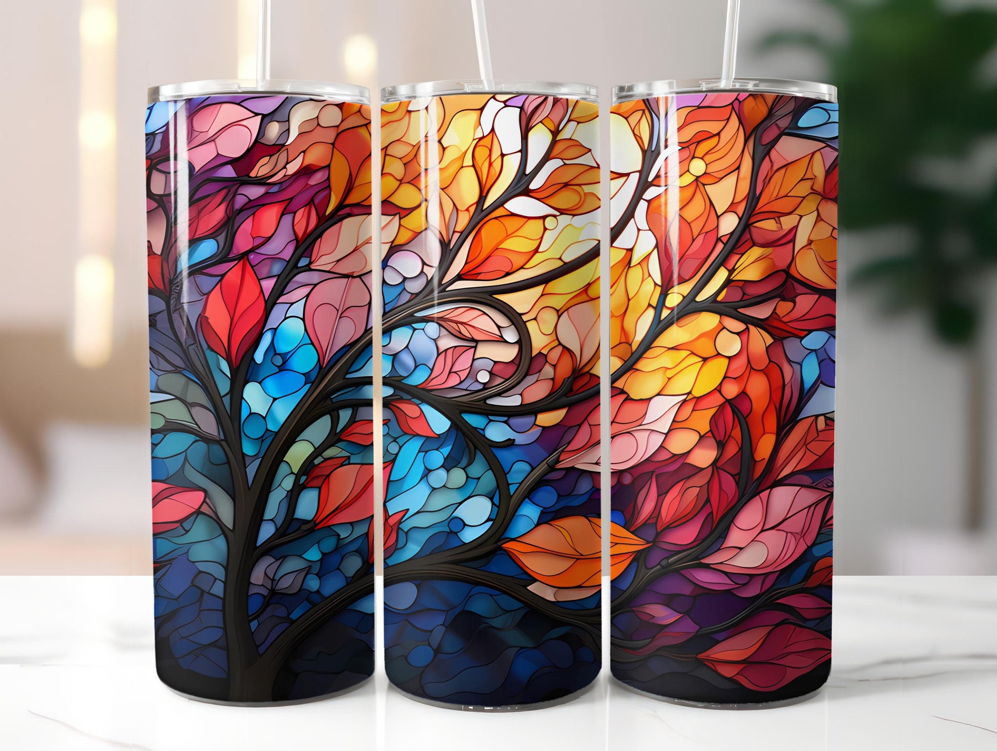 Stained Glass 1 Tumbler Wrap - CraftNest