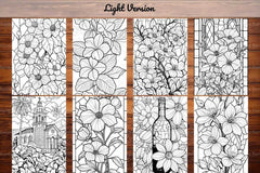 Stained Glass Summer Coloring Books - CraftNest - Digital Crafting and Art