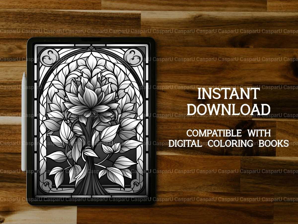 Stained Glass Valentines Day Coloring Books - CraftNest