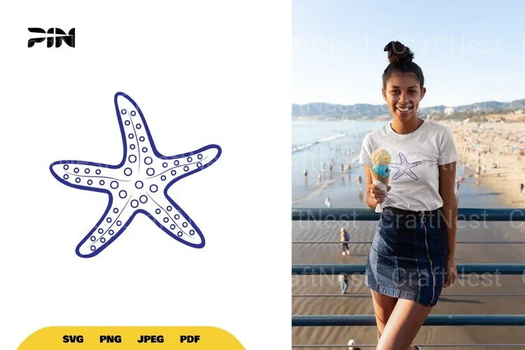 Starfish SVG Bundle - CraftNest - Digital Crafting and Art