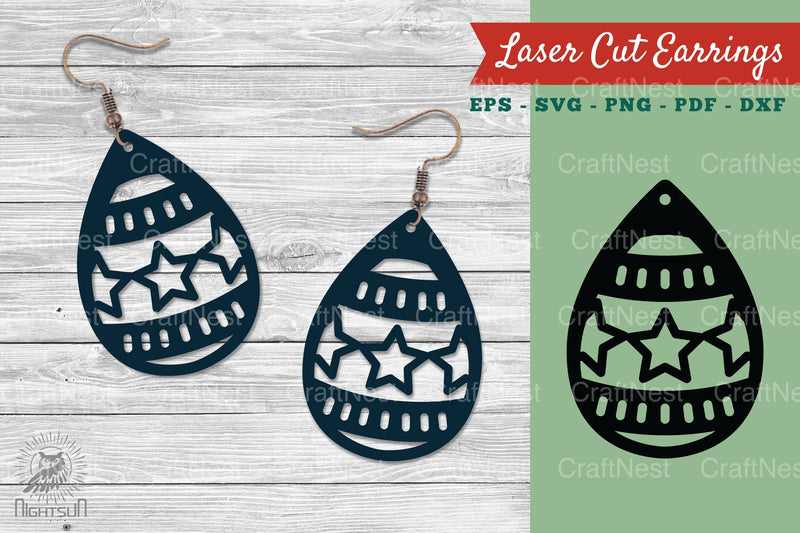 Stars Earrings Design Clipart Bundle - CraftNest - Digital Crafting and Art