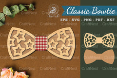 Laser Cut Bowtie SVG Bundle - CraftNest - Digital Crafting and Art