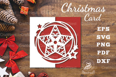 Stars Papercut Card SVG Bundle - CraftNest - Digital Crafting and Art