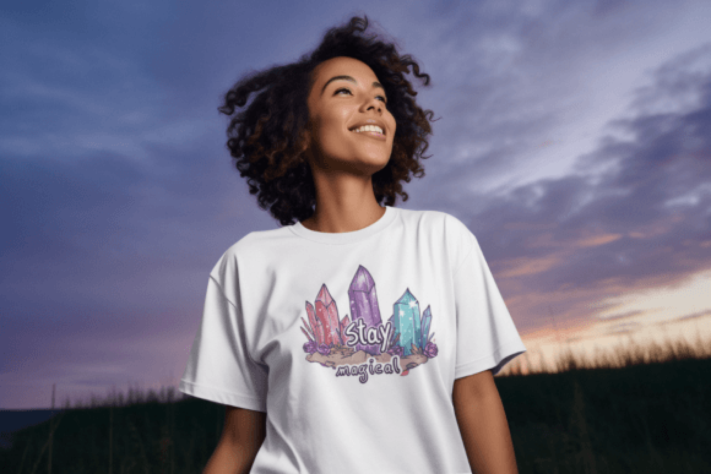 Stay Magical Crystal Design Clipart Bundle