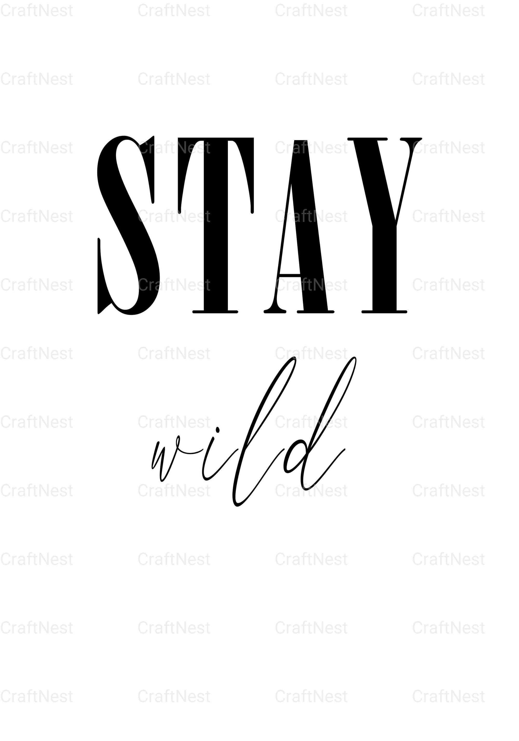 Aesthetic Typography Wall Art Set - CraftNest - Digital Crafting and Art