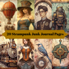 Steampunk Junk Journalseiten