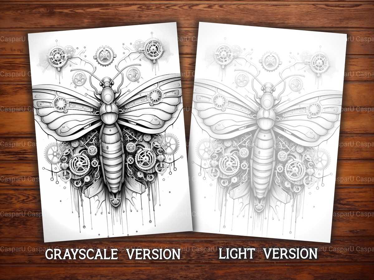 Steampunk Butterflies Coloring Books - CraftNest