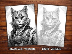 Steampunk Cats Coloring Books - CraftNest