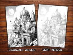 Steampunk Lunar Coloring Books - CraftNest