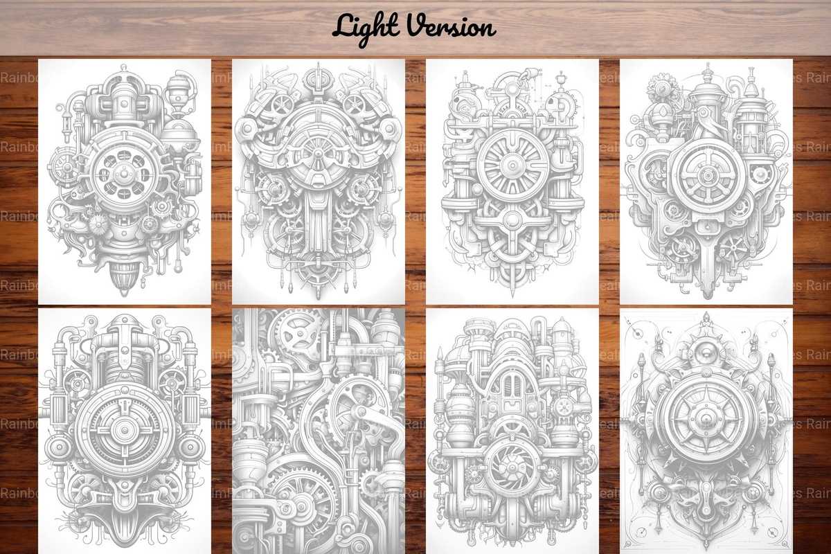 Steampunk Mandala Coloring Books - CraftNest