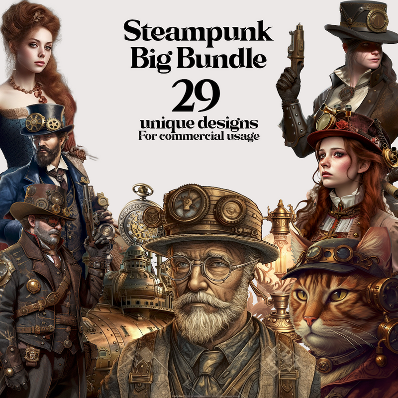 Steampunk Clipart - CraftNest