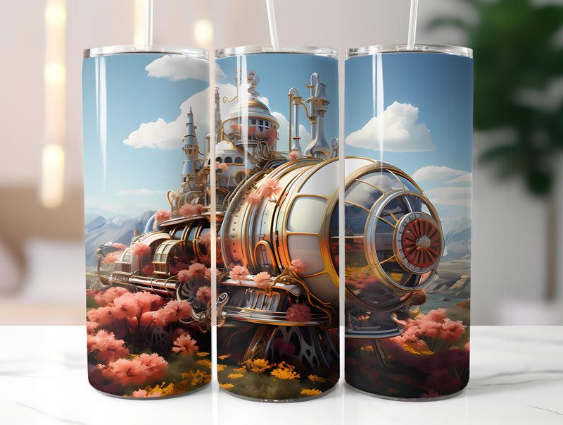 Steampunk Spring 4 Tumbler Wrap - CraftNest