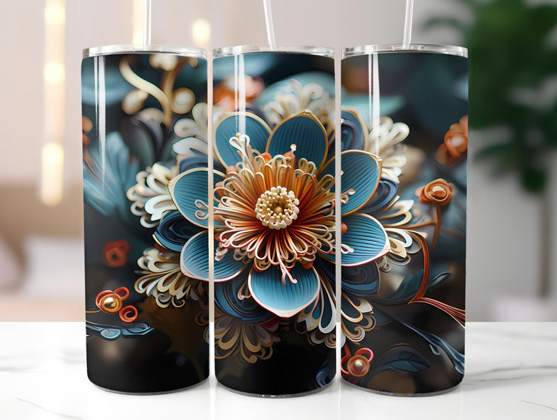 Steampunk Spring 3 Tumbler Wrap - CraftNest