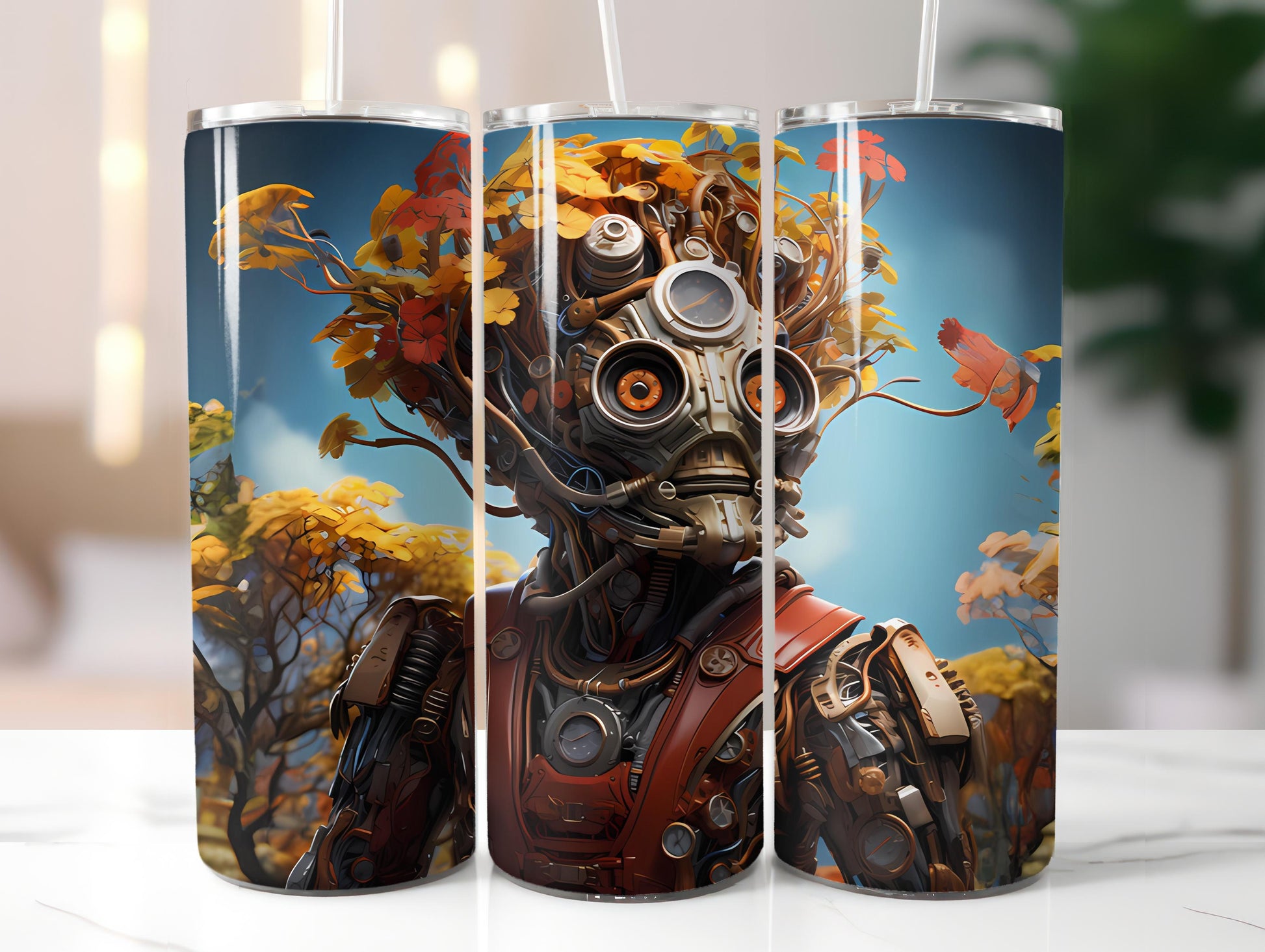 Steampunk Spring 4 Tumbler Wrap - CraftNest