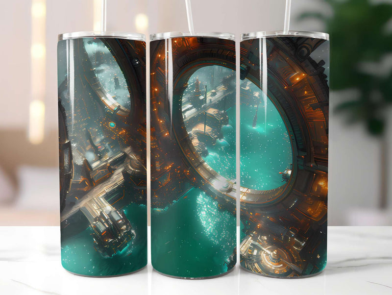 Steampunk Summer 2 Tumbler Wrap - CraftNest - Digital Crafting and Art