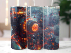 Steampunk Summer 2 Tumbler Wrap - CraftNest - Digital Crafting and Art