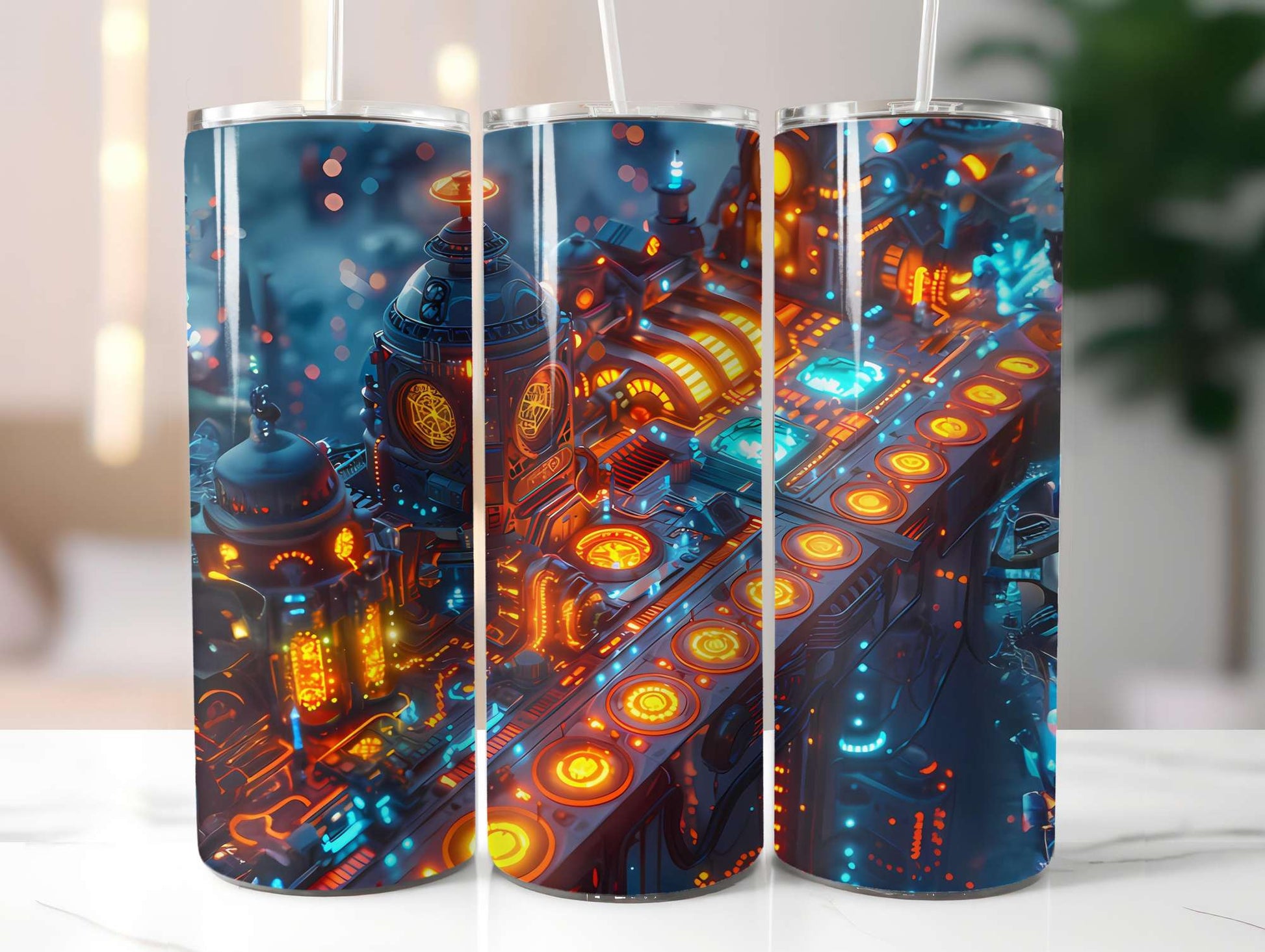 Steampunk Summer 1 Tumbler Wrap - CraftNest - Digital Crafting and Art