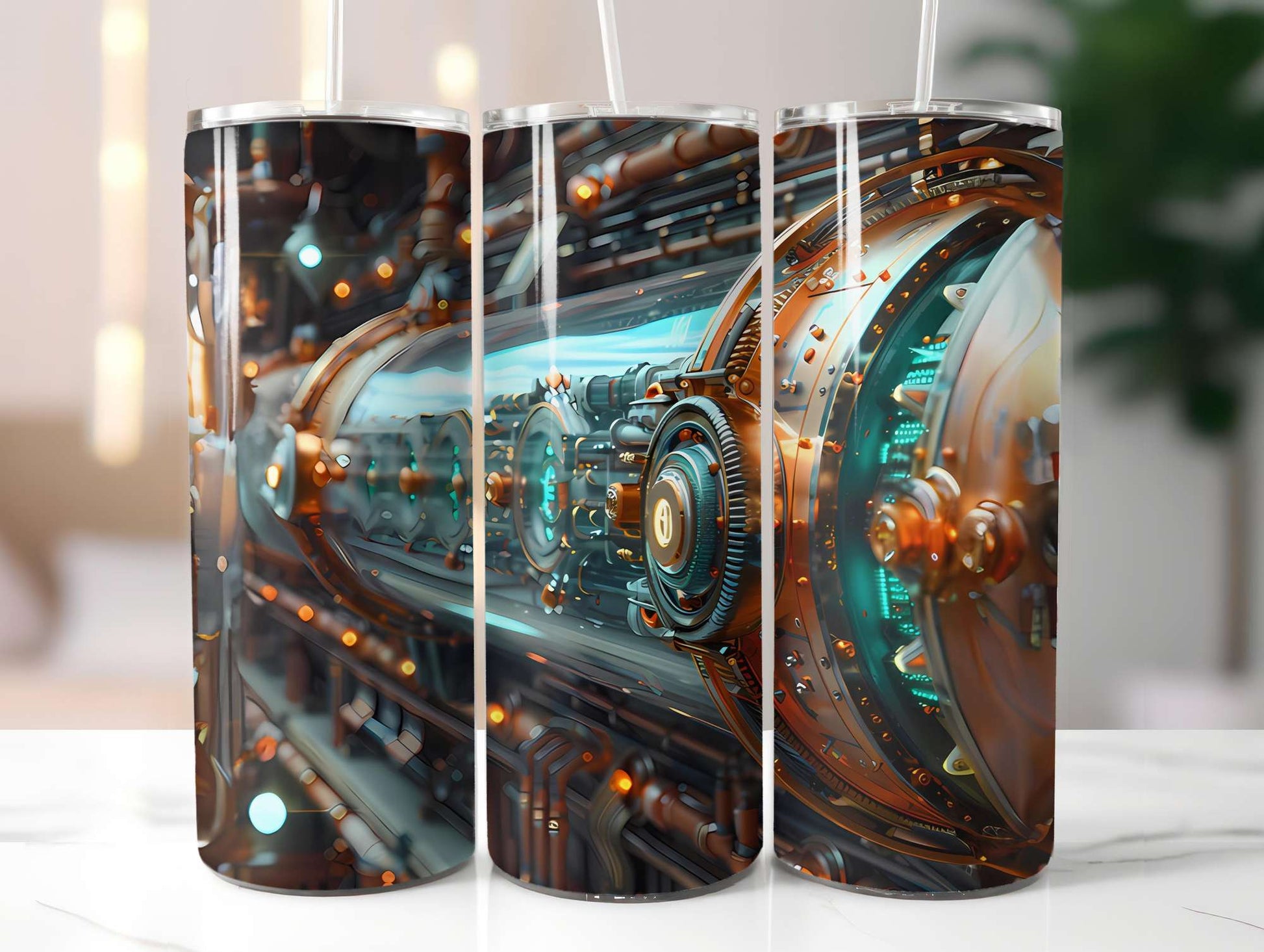 Steampunk Summer 1 Tumbler Wrap - CraftNest - Digital Crafting and Art