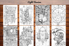 Steampunk Summer Coloring Books - CraftNest - Digital Crafting and Art