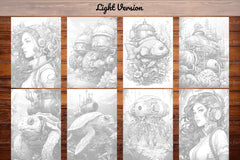 Steampunk Underwater Coloring Books - CraftNest