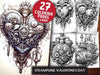 Steampunk Valentines Day Coloring Books