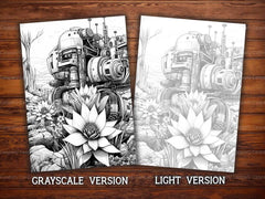 Steampunk Desert Coloring Books - CraftNest