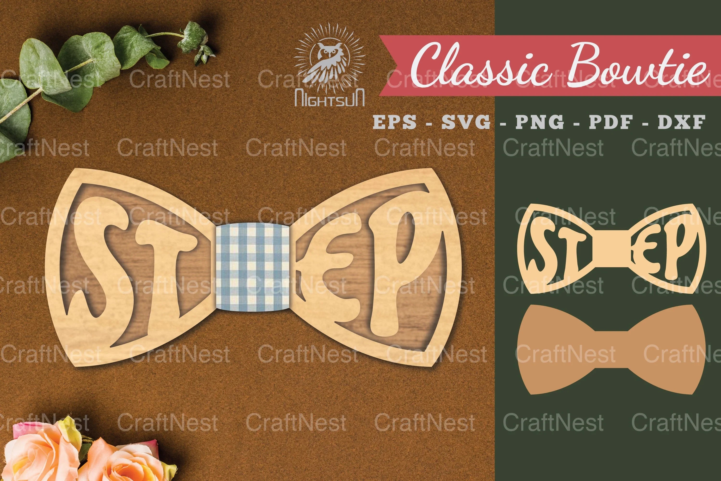 Laser Cut Bowtie SVG Bundle - CraftNest - Digital Crafting and Art