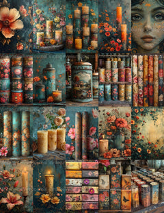 Candle Making Junk Journal Pages - CraftNest - Digital Crafting and Art