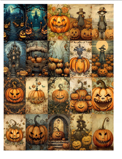 Pumpkin Spirits Junk Journal Pages - CraftNest