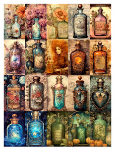 Enchanted Potion Junk Journal Pages - CraftNest