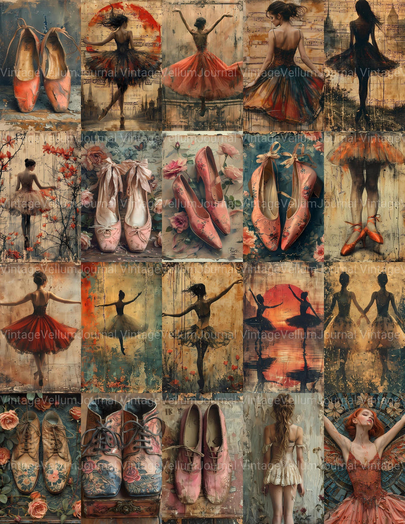 Ballet Junk Journal Pages - CraftNest - Digital Crafting and Art