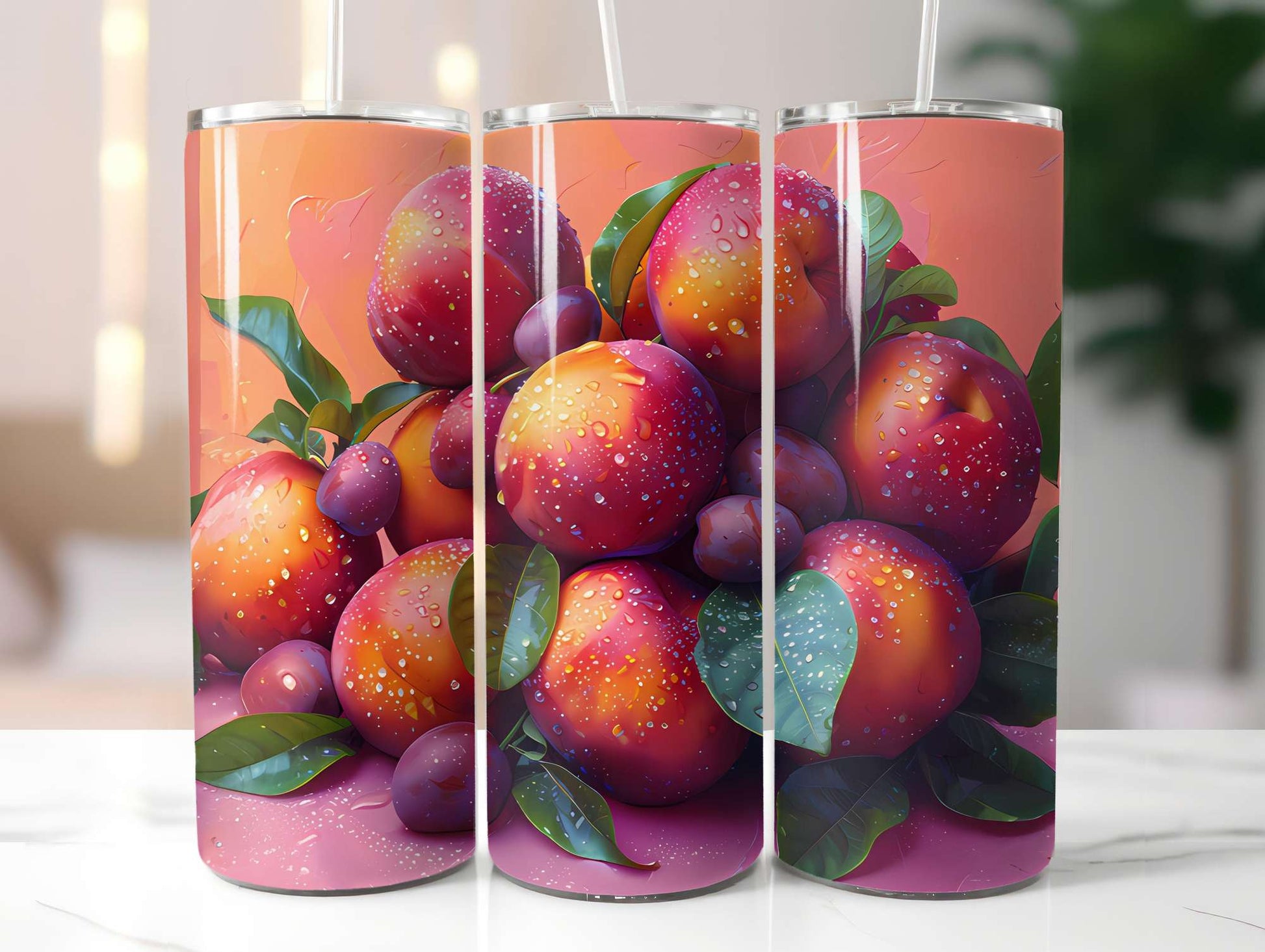 Stone Fruit 6 Tumbler Wrap - CraftNest - Digital Crafting and Art