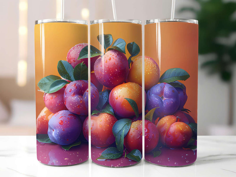 Stone Fruit 3 Tumbler Wrap - CraftNest - Digital Crafting and Art